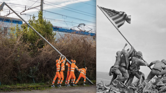 L'opera di Zero e l'originale