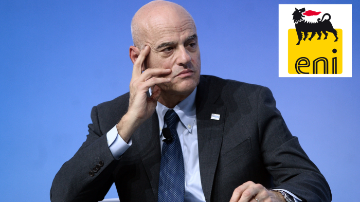 Focus su Claudio Descalzi, amministratore delegato di Eni e sua moglie Marie Madeleine Ingoba a Report stasera in tv su Rai 3: ecco il significato del cane a sei zampe