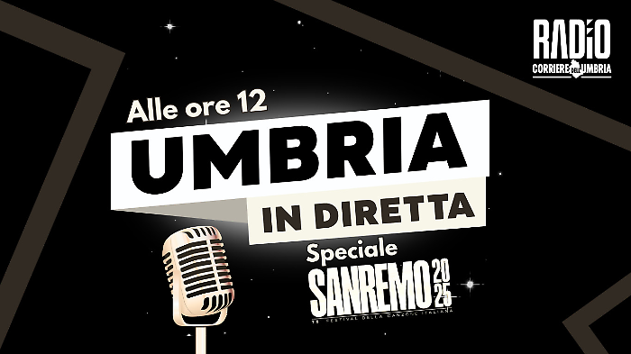 umbria in diretta sanremo