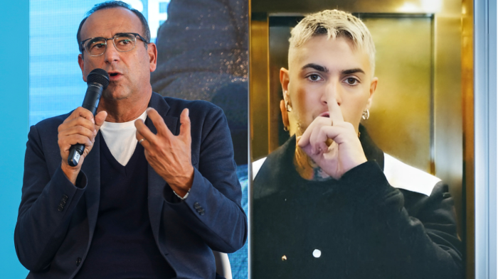 Emis Killa lascia il Festival di Sanremo. Caterina Balivo su Rai 1 annuncia la decisione della Rai: "La gara si svolgerà con la presenza di 29 artisti"