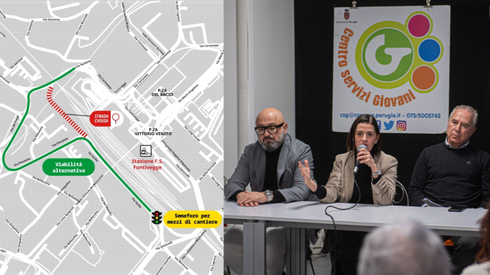 Via ai lavori per il capolinea del Metrobus a Fontivegge: ecco come cambia il traffico. La sindaca Ferdinandi: "Migliorerà la mobilità"