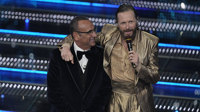 Jovanotti al Festival di Sanremo 2025 presta Gianmarco Tamberi così: "Ora voglio alzare un po' l'asticella, come ha fatto Amadeus con te"
