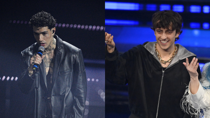 La collana di Tony Effe? Era già stata indossata da Sangiovanni a Sanremo 2024. Ma ora sono cambiate le regole