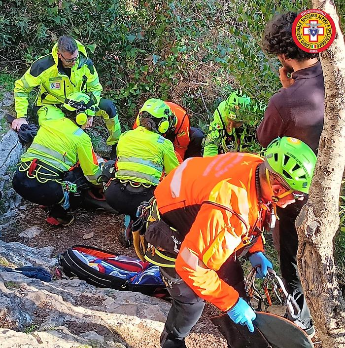 Si infortuna sulla falesia di Ferentillo, soccorsa giovane climber romana di 26 anni