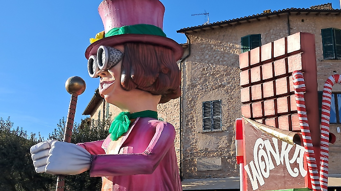 Al carro Willy Wonka il podio del Carnevale dei Ragazzi di Sant'Eraclio
