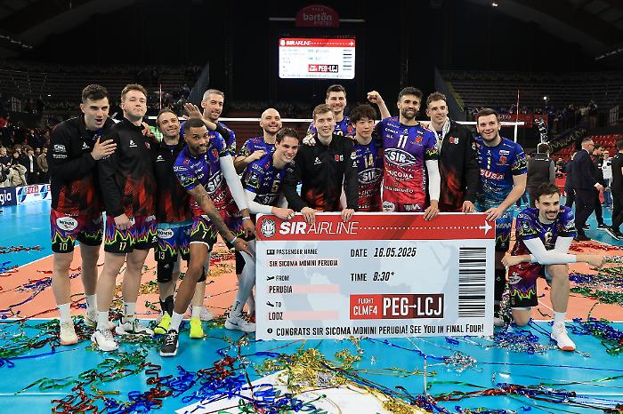 Missione compiuta Sir, batte Monza in 4 set e vola alla Final four