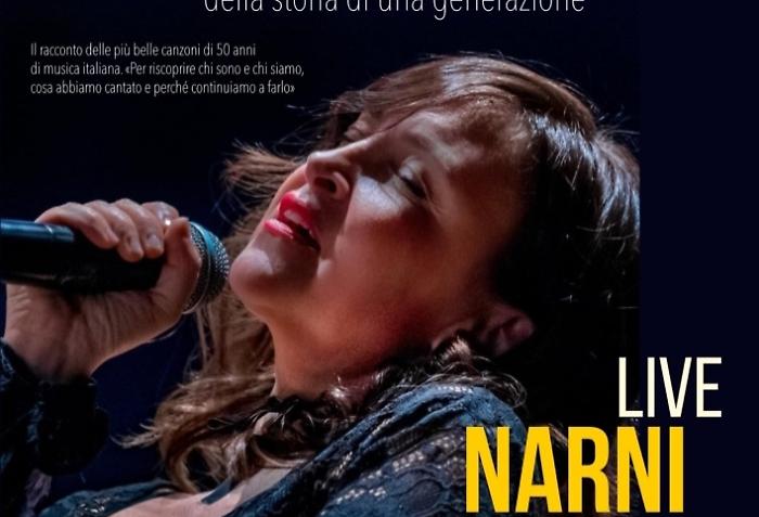 Carlotta e "Le nostre canzoni": concerto speciale al teatro Manini di Narni