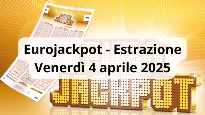 Eurojackpot, estrazione: i numeri vincenti di oggi, venerdì 4 aprile. Il jackpot sale a 27 milioni di euro