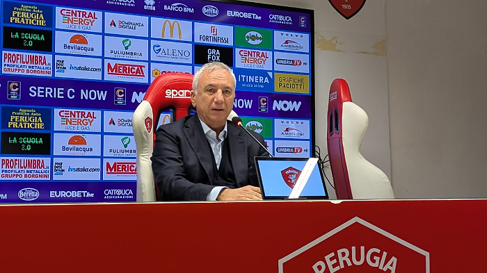 Meluso: "Il Perugia deve puntare a vincere, vogliamo tenere Cangelosi"