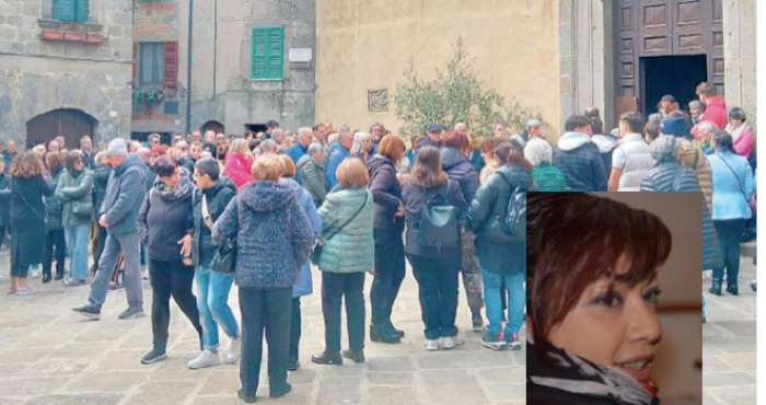 Il funerale di Roberta Mazzuoli