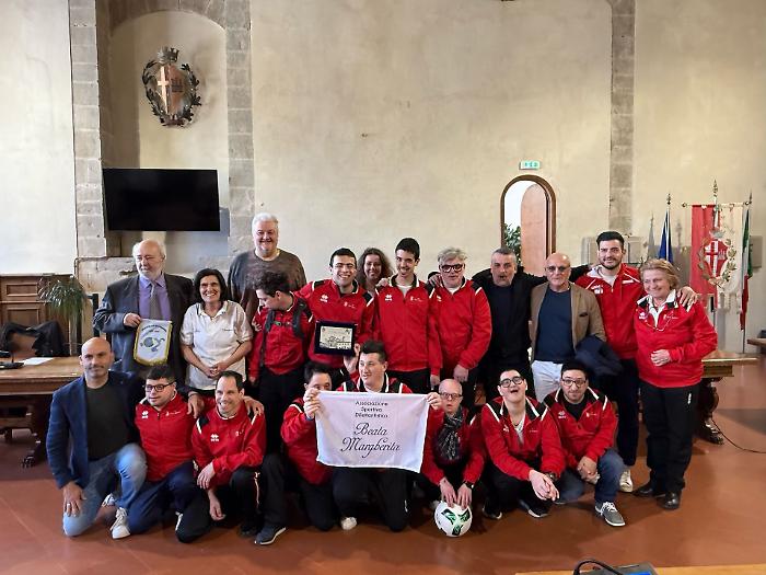 Inclusione e rispetto in campo: l’Asd Beata Margherita celebrati in comune a Città di Castello con la consegna della targa ufficiale