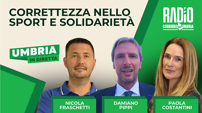 Damiano Pippi e Nicola Fraschetti a umbria in diretta
