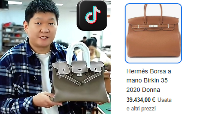 I segreti delle fabbriche cinesi svelati su TikTok: scopri quanto costa davverso una borsa di Hermès 
