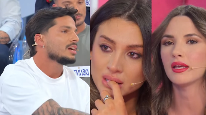 Uomini e Donne, Gianmarco e Francesca vicini come non mai ed è caos in centro studio: Cristina piange e Nadia decide di andare via