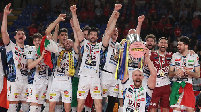 La Sir Perugia passa il testimone all'Itas: Trento si laurea campione d'Italia