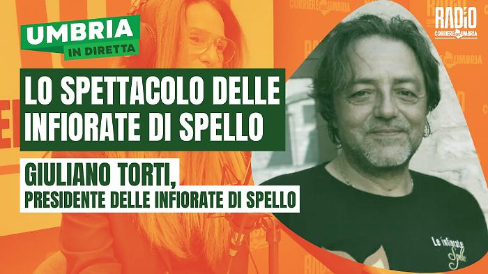 Lo spettacolo delle infiorate di Spello e Pensieri Creativi a Umbria in diretta: ospiti Giuliano Torti e Lolita Rinforzi