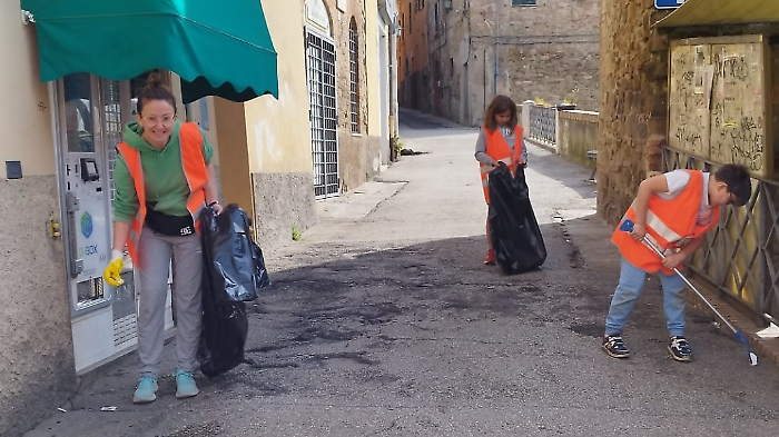 Volontari in azione