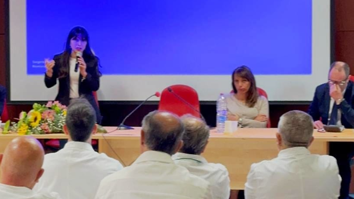 Proietti visita l’ospedale della Media Valle del Tevere: ecco gli impegni presi dalla Regione per il nosocomio di Pantalla