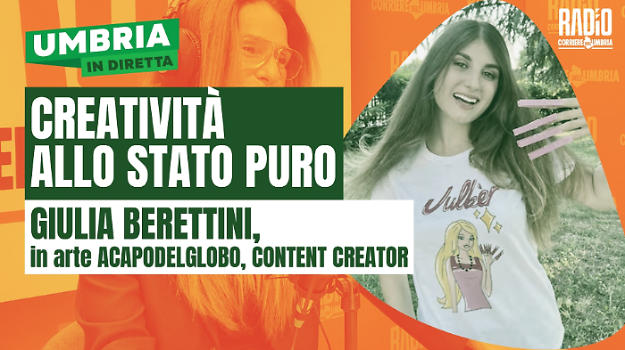 Giulia Berettini a Umbria in diretta