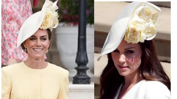 Torna Kate e parla a Harry e Meghan: il cappello coincidenza da non credere