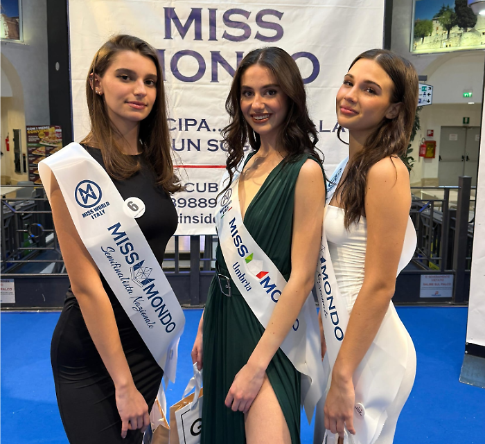Miss Mondo Umbria 2025 è Sofia Morlupi. Alla finale nazionale anche Caterina Sigismondi e Francesca Volpe