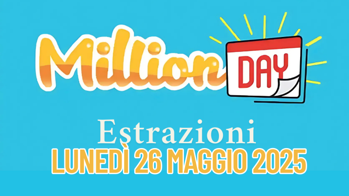 Million Day e Million Day Extra, le estrazioni di oggi lunedì 26 maggio: i numeri vincenti
