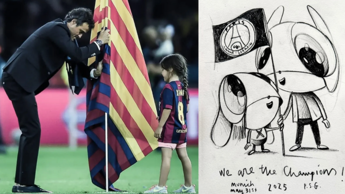 Luis Enrique sul tetto d’Europa: il trionfo con il PSG e il gesto d’amore per la figlia Xana. Scopri il disegno sulla maglietta speciale