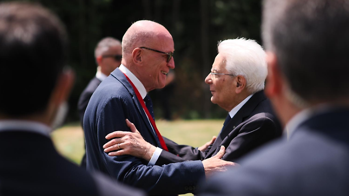 Franco Vaccari e Mattarella