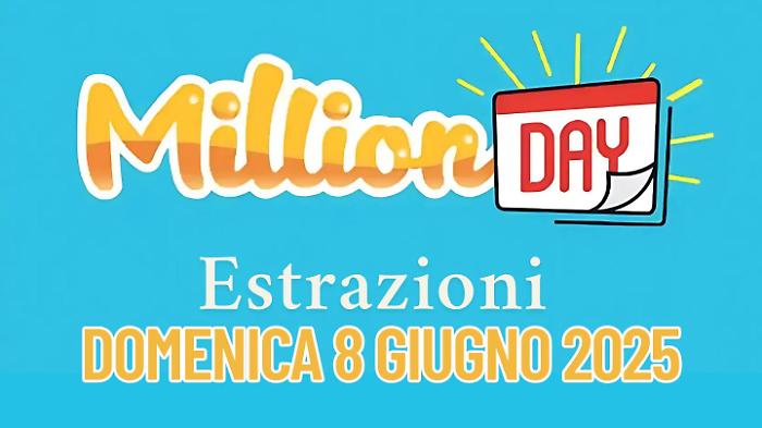 Million Day e Million Day Extra, le estrazioni di oggi domenica 8 giugno: i numeri vincenti