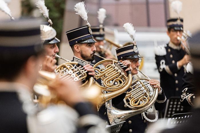 Spoleto, musica da Città del Vaticano al Festival dei Due Mondi, omaggio della Banda della Gendarmeria 