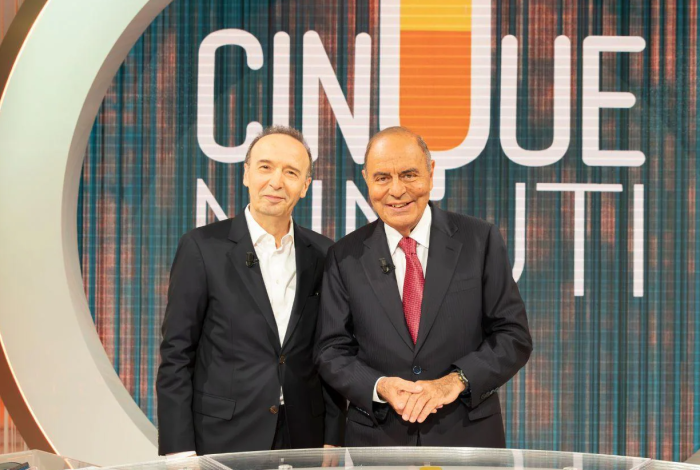 Roberto Benigni ospite a Cinque minuti: "Ho grande amore per l’Europa, che è l’unico sogno che abbiamo"