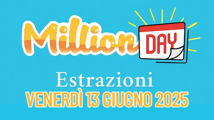 Million Day e Million Day Extra, le estrazioni di oggi venerdì 13 giugno: i numeri vincenti