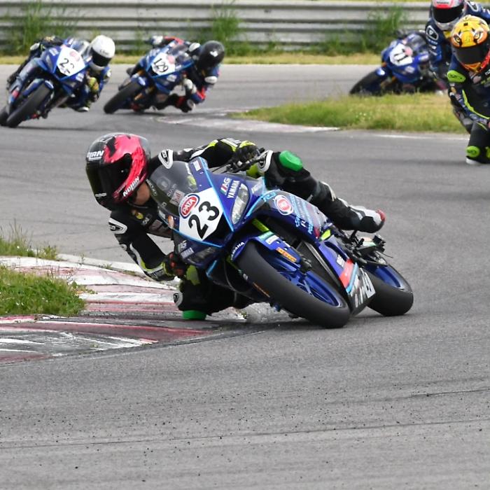 Yamaha R3 Cup, Casagrande Contardi al quinto posto nel terzo round stagionale a Misano
