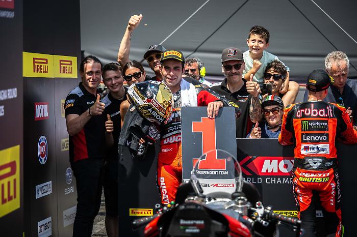 Mondiale Superbike, Petrucci nella top 5 in gara 2 ed è sempre terzo in classifica