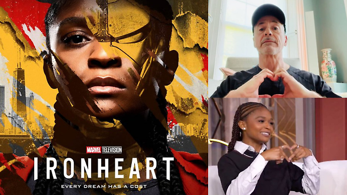 Ironheart, la nuova miniserie Marvel in arrivo su Disney+. Robert Downey Jr: "Non potrei essere più felice. Iron Man la ama"