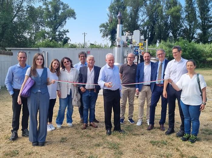 Terni, in via Vanzetti il cogeneratore del depuratore che trasforma il gas della "digestione"  in energia elettrica e termica
