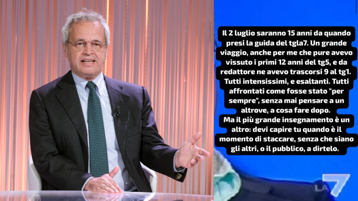 Enrico Mentana lascia Tg La7? Il post criptico sul suo futuro: "Bisogna capire quando staccare"