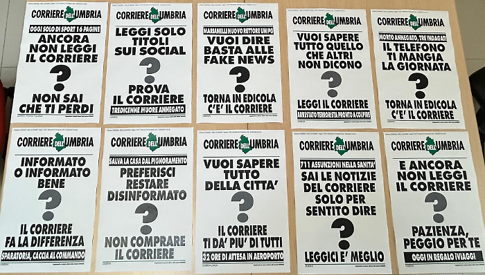 Dieci giorni di punti interrogativi: oggi l'ultima locandina della campagna lanciata dal Corriere