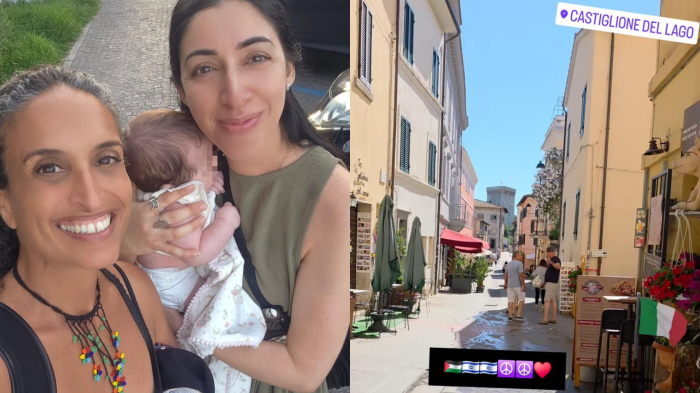 L'artista Noa rapita dalla bellezza di Castiglione del Lago. "Che onore cantare per la pace insieme a Miriam Toukan"