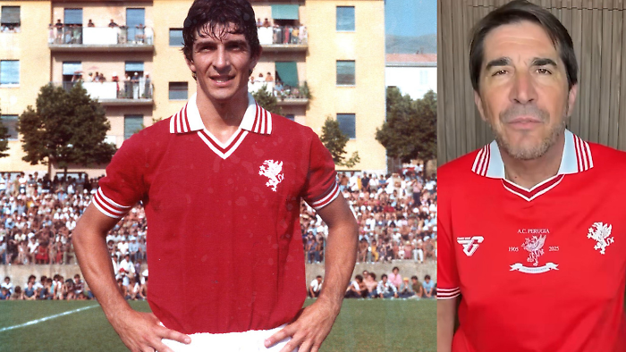 Spunta il nuovo kit del Perugia: il grifo omaggia la storica maglia di Paolo Rossi
