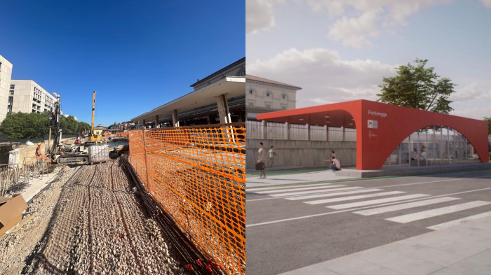 Dentro al cantiere della futura stazione Metrobus di Fontivegge: scatta la nuova fase dei lavori. Il Brt debutterà nel 2027