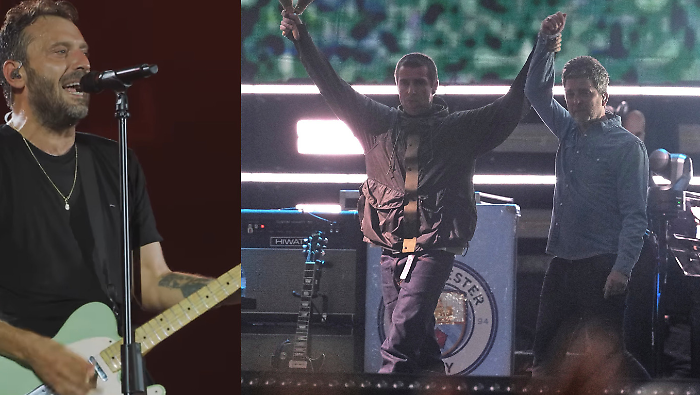 Cesare Cremonini omaggia gli Oasis: il tributo a Noel e Liam Gallagher durante il concerto a Bari