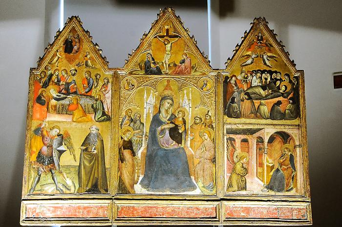 Il trittico ritrovato in mostra