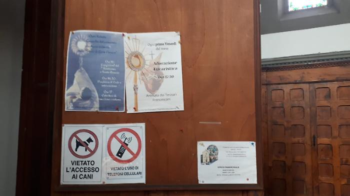 Il divieto di ingresso dei cani