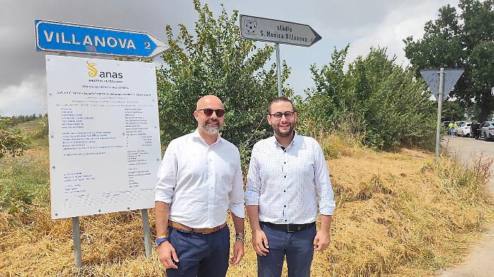 Lavori strada Villanova