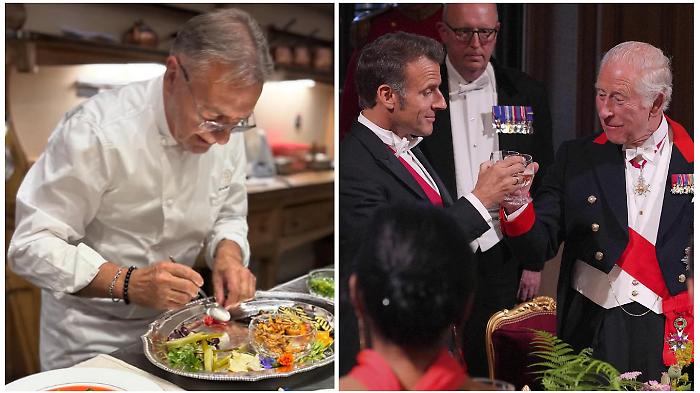 Raymond Blanc, lo chef autodidatta che ha cucinato per Macron: ecco i vini (e il cognac) scelti per il banchetto a Windsor