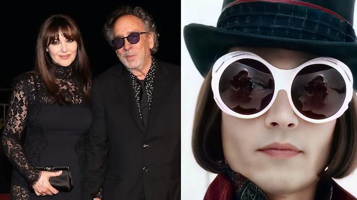 Tim Burton, la fabbrica di cioccolato compie 20 anni. La compagna Monica Bellucci: "Incontri come il nostro capitano raramente nella vita"