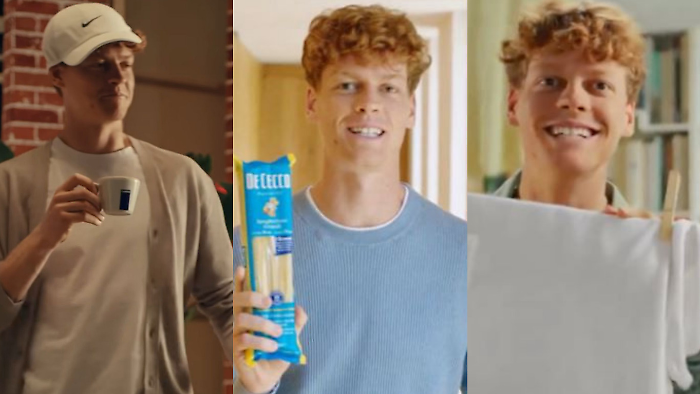 Jannik Sinner, tutte le pubblicità del numero uno al mondo. Da Lavazza a De Cecco: quanto guadagna dagli sponsor