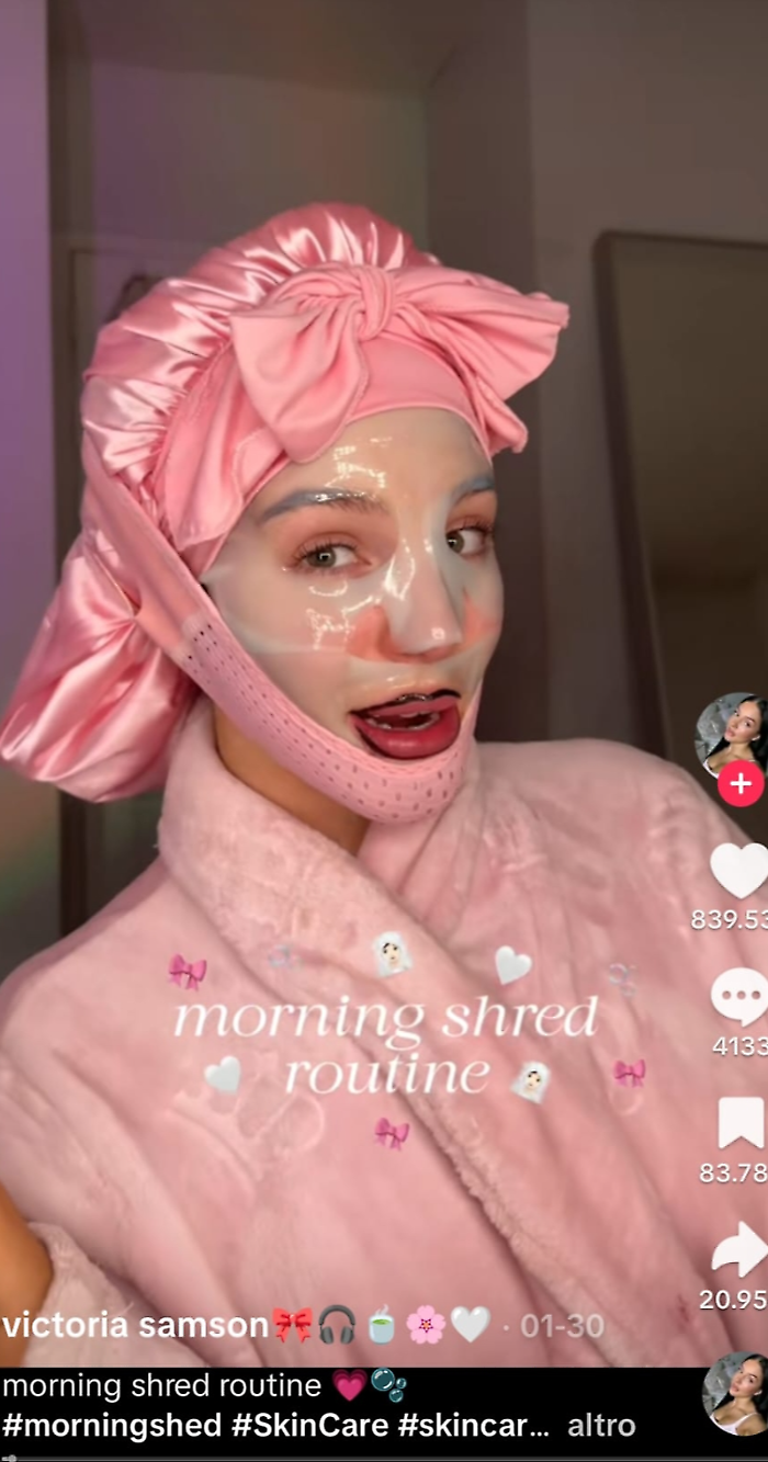 Il trend Beauty di TikTok più criticato del momento, #morningshed