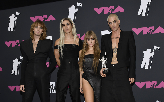I Maneskin ai Video Music Awards 2023 a New York 